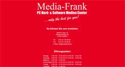 Desktop Screenshot of mediafrank.de